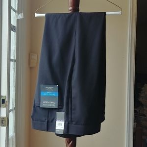 NWT, 36/32, Perry Ellis Portfolio, No Iron, Black, Travel-Luxe, Pants